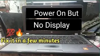 power on but no display laptop|Black Screen Display| Laptop Power On But No Display|