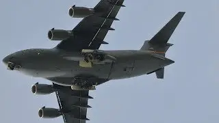 C-17 Globemaster III Flight Awesome Cockpit View