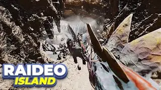 GUERRA en ISLAND atacamos la CUEVA de LAVA - ARK
