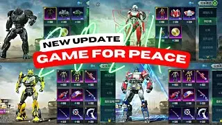 GAME FOR PEACE NEW RP (Transformer X-Suit)🤖😱PUBG Mobile Upcoming Update.