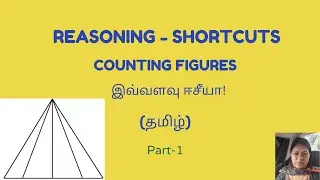 Best trick for Counting Figures/Reasoning/Counting Triangles/RRB/Railway/SSC CGL/TANCET