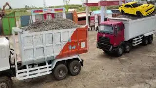 MAINAN BIS TRUK MOBIL BERMAIN TRAKTOR PESAWAT TAYO UPIN IPIN KAK ROSE OLENG GAME BAGUS ULTRAMAN DORA
