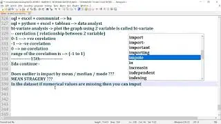 EDA (Exploratory Data Analysis) Part -3 - Day 19 Data Science Course