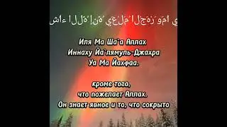 Сура Аль-А'ла ( سورة الأَعلی) - Высочайший!