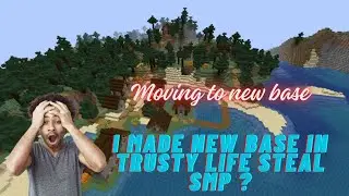I made new base in Trusty Life Steal SMP? #minecraft #lifestealsmp #minecraftindia