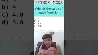 Python MCQ Solved in 60 Seconds | Fast Python Learning #infytqmcq #infytq #pythonprogramming #python