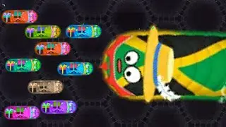 Wormate.io Amazing Lucky Hacker Worm/Trolling Longest Worm Wormateio Gameplay(Best Moments)