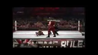 WWE2K14 Gameplay Tornado Elimination Tables Match