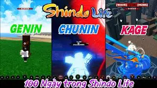 100 Days in Shindo Life (Noob to Pro)