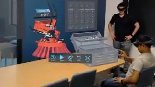 Training using Holograms  | Sweeper Truck Operation and Maintenance using AR and VR