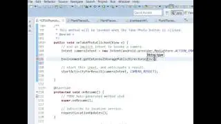 Adding a Library to Android, Saving an Image