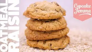 Oatmeal & Raisin New York Cookie Recipe | Bake At Home | Cupcake Jemma