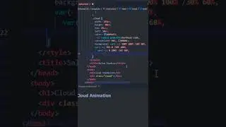 Cloud Burst Animation HTML and CSS 📌🤙