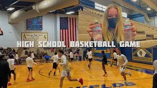 I went to my school’s basketball game