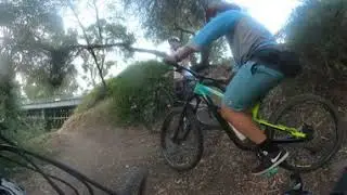 hitting some Los Angeles trails at Malaga single track in Palos Verdes (Go Pro 360 MAX)