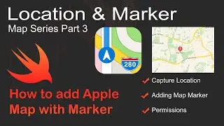 How to get current user's location and add a Marker in Apple Maps in Swift 5?