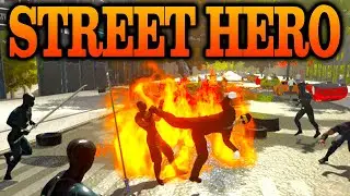 IS THIS THE BEST SUPER HERO GAME ON STEAM?! - STREET HERO
