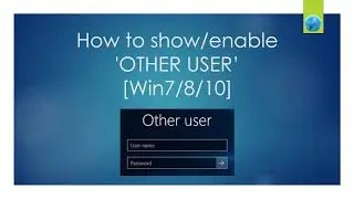 How to show/enable 