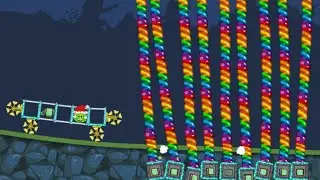 Bad Piggies - Very Long Springs! Springs Bug Inventions!