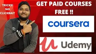 How to get paid course for free on coursera and udemy | 100% works | tricks