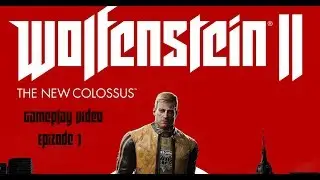 Wheelchair shooter Wolfenstein II: the new colossus (gameplay 1.EP)