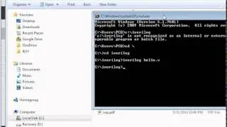 Installing and running iverilog
