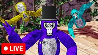 🔴GORILLA TAG LIVE NOW🔴 (Codes and Minigames)