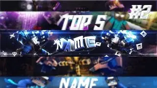 ▶ TOP 5 ◀ BEST MINECRAFT BANNER TEMPLATE | FREE DOWNLOAD | #2