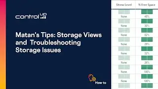 Matan's Tips: Storage Views & Troubleshooting Storage Issues