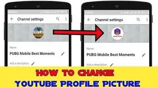How to upload profile picture on  youtube channel |How to change profile picture on youtube|Our tech