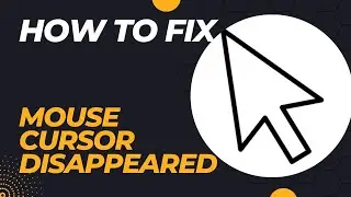 How To FIX Mouse Cursor Disappeared on Windows 10 Problem (Keyboard Only Tutorial)