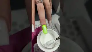Дизайн ногтей акварельными красками #дизайнногтей #маникюр #ногти