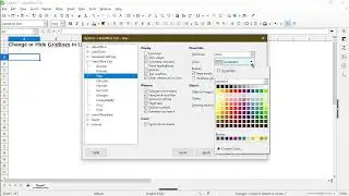 Change or Hide Grid Lines in LibreOffice Calc