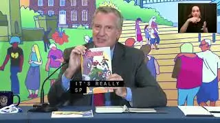 De Blasio Promotes Limited Edition Marvel Comic To Encourage Teens To Get Vaccinated