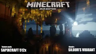 Sapixcraft 512x Texture Pack for Minecraft Java 1.18.1 with Sildur's Vibrant shader