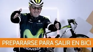 Prepararse para salir en bicicleta
