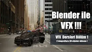 BLENDER İLE VFX & CGI Nasıl yapılır? Ders 1 Fotoğraflara 3D objeler eklemek