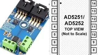Arduino Nano AD5252 I2C Digital Potentiometer Tutorial