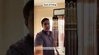 Cost of Living - Town vs Bangalore 