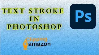 Text Stroke in Photoshop | How to Make Text Border in Photoshop | Photoshop Tutorial [2021]