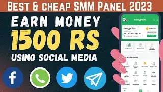 Earn 1500 Rs Daily from smm panel || make money in pakistan || paksmm panel