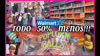 WALMART⭐ TODO LO QUE QUEDO DE HALLOWEEN! 🎃 ¡A MITAD DE PRECIO! 💲