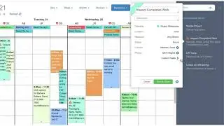 Drag Unscheduled Items into Your Calendar
