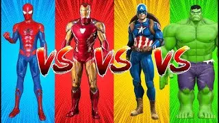 Örümcek Adam vs İronman vs Hulk vs Kaptan Amerika