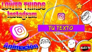 Lower Thirds Instagram 🔥