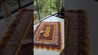 ✨ Tapete Raio de sol ✨ vídeo aula na descrição ✨ #crochet
