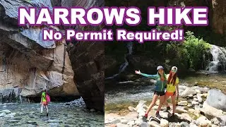 Zion Narrows Hike to Big Spring - NO PERMIT REQUIRED!