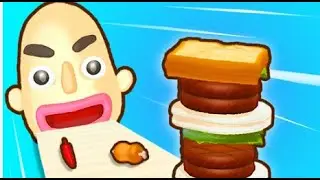 Sandwich Runner накормить Проглота на 3 звезды