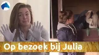 Een kijkje bij Julia's paarden | NH Bokt TV