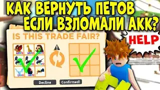 Как вернуть петов ЕСЛИ ВЗЛОМАЛИ АКК в Адопт Ми? Adopt Me Support